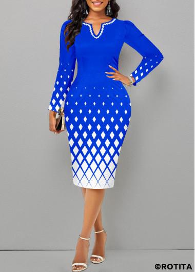 Rotita blue dress sales