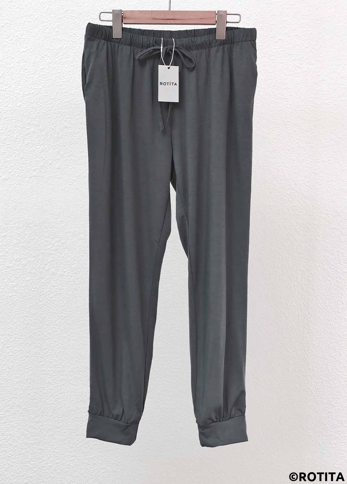Dark Grey bottoms,Plain Color bottoms,Pocket Dark Grey Jogger Mid Waisted Pants