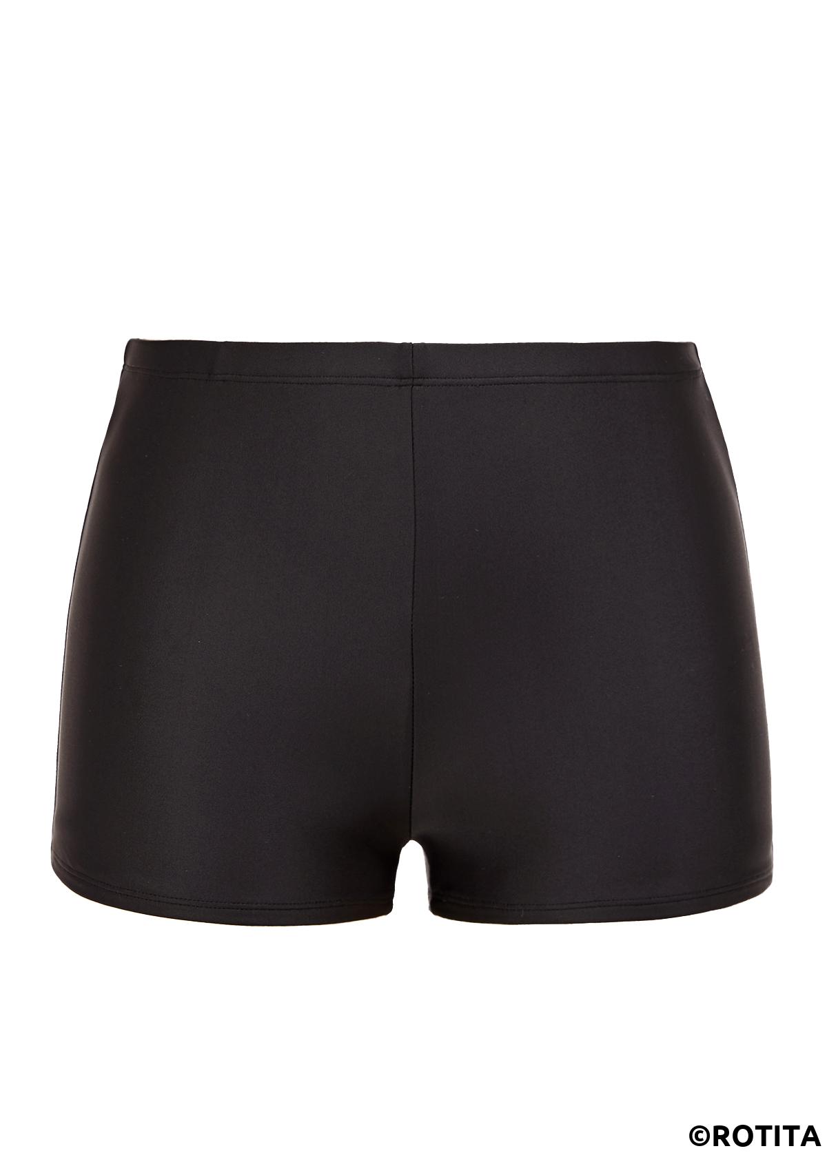 ensemble de tankini noir à découpe rotita et estampage à chaud