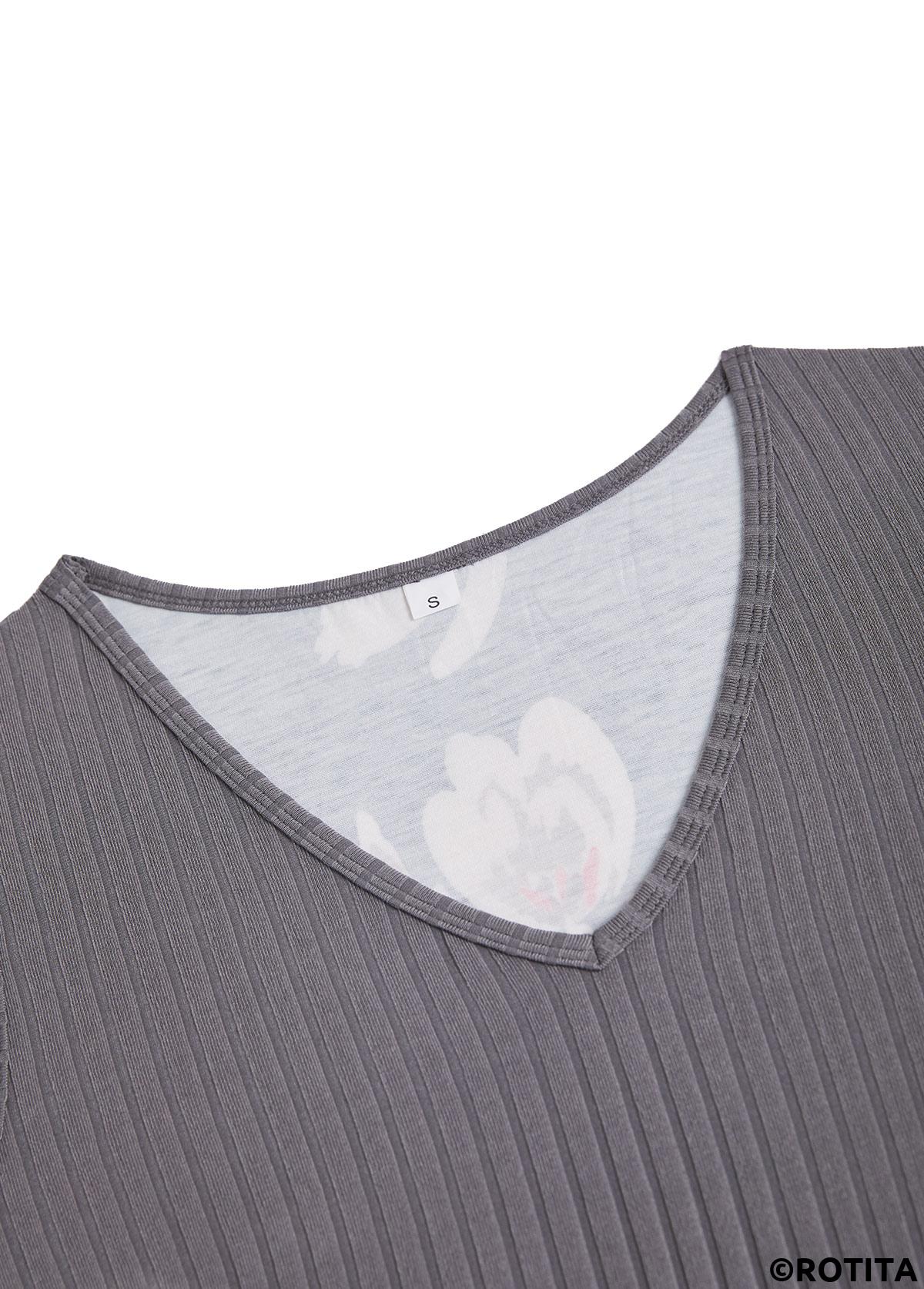 Dark Grey dresses,Floral dresses,Plants dresses,Everyday dresses,Casual dresses,ROTITA Patchwork Floral Print Dark Grey A Line Sleeveless Dress
