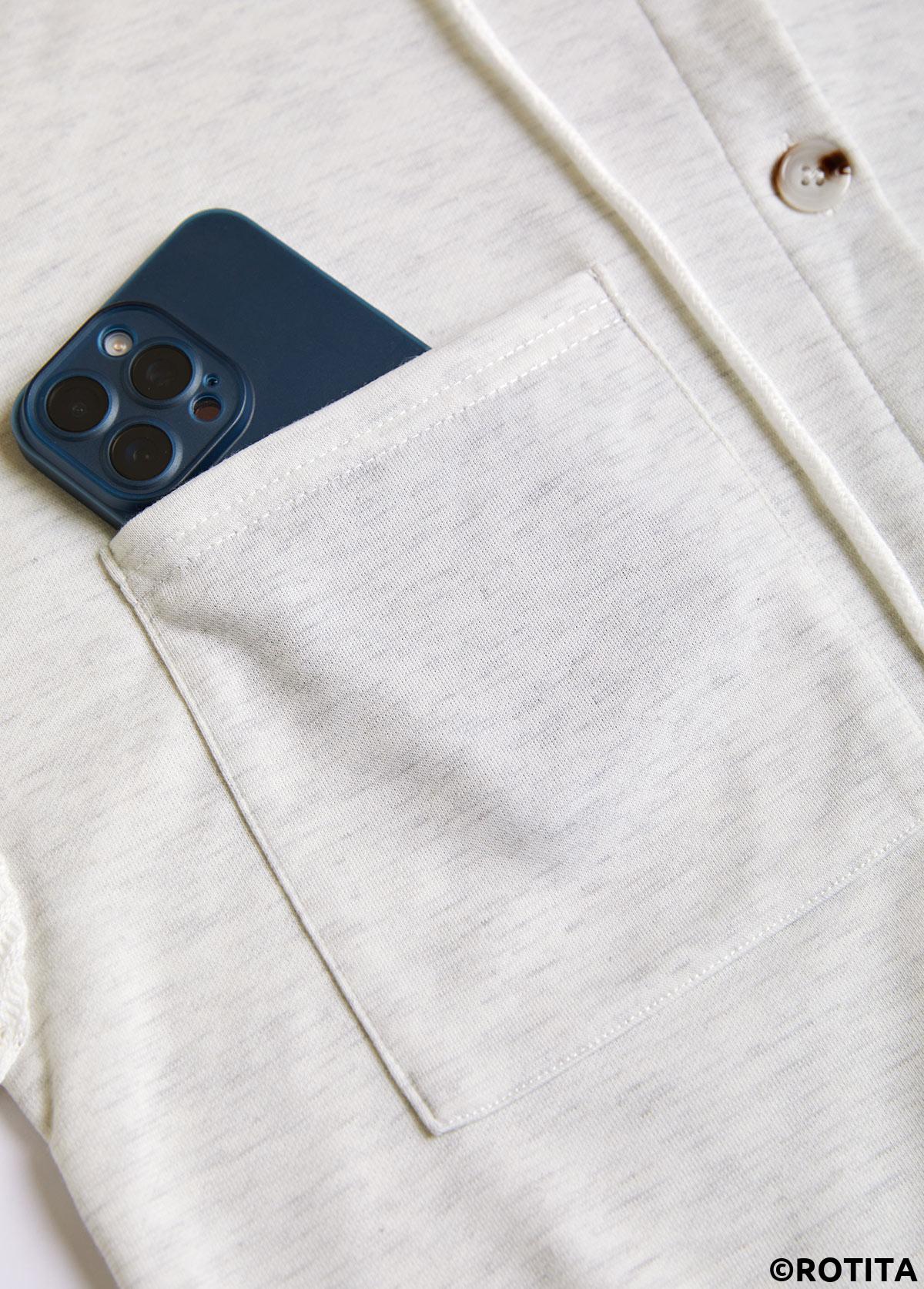 Light Grey tops,Plain Color tops,ROTITA Patchwork Light Grey Long Sleeve Hoodie