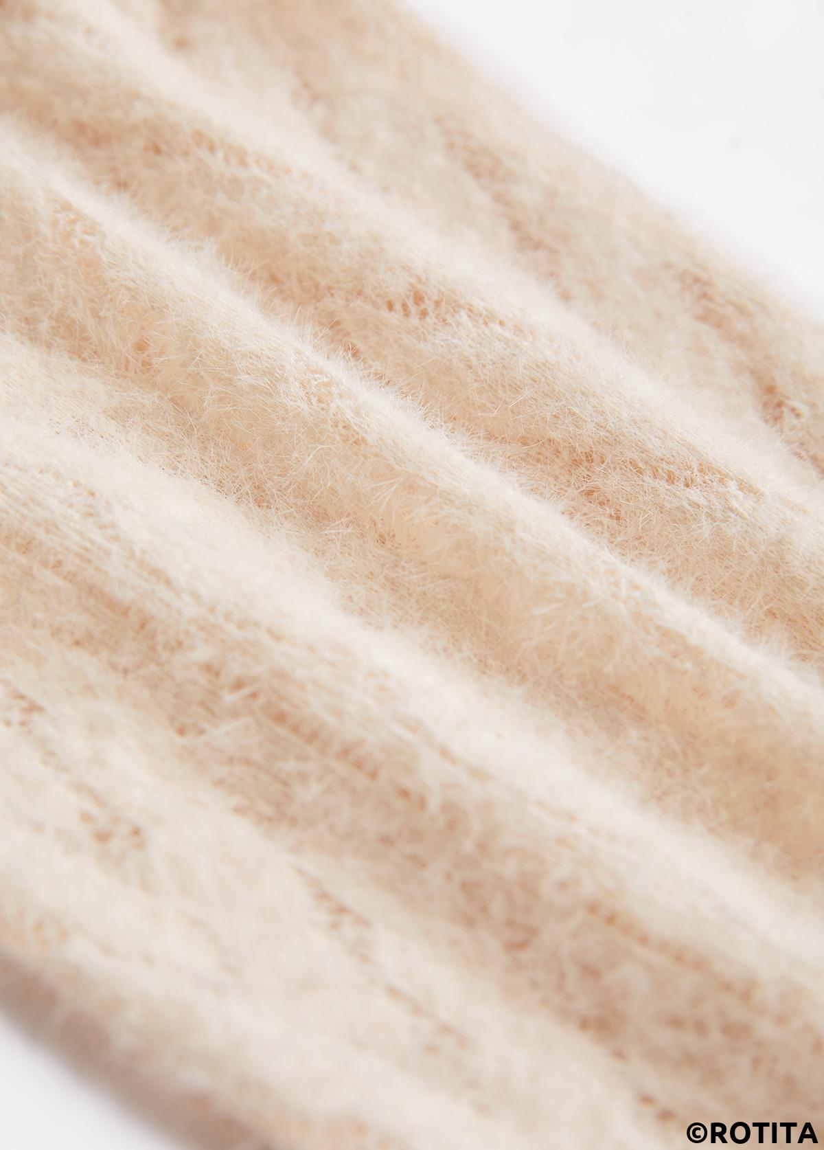 Beige tops,Plain Color tops,ROTITA Lace Beige Long Sleeve Button Coat