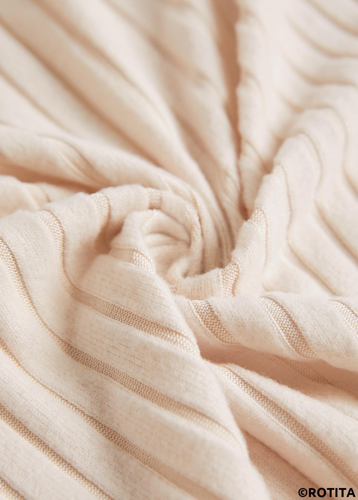 Beige tops,Plain Color tops,ROTITA Lace Beige Long Sleeve Button Coat