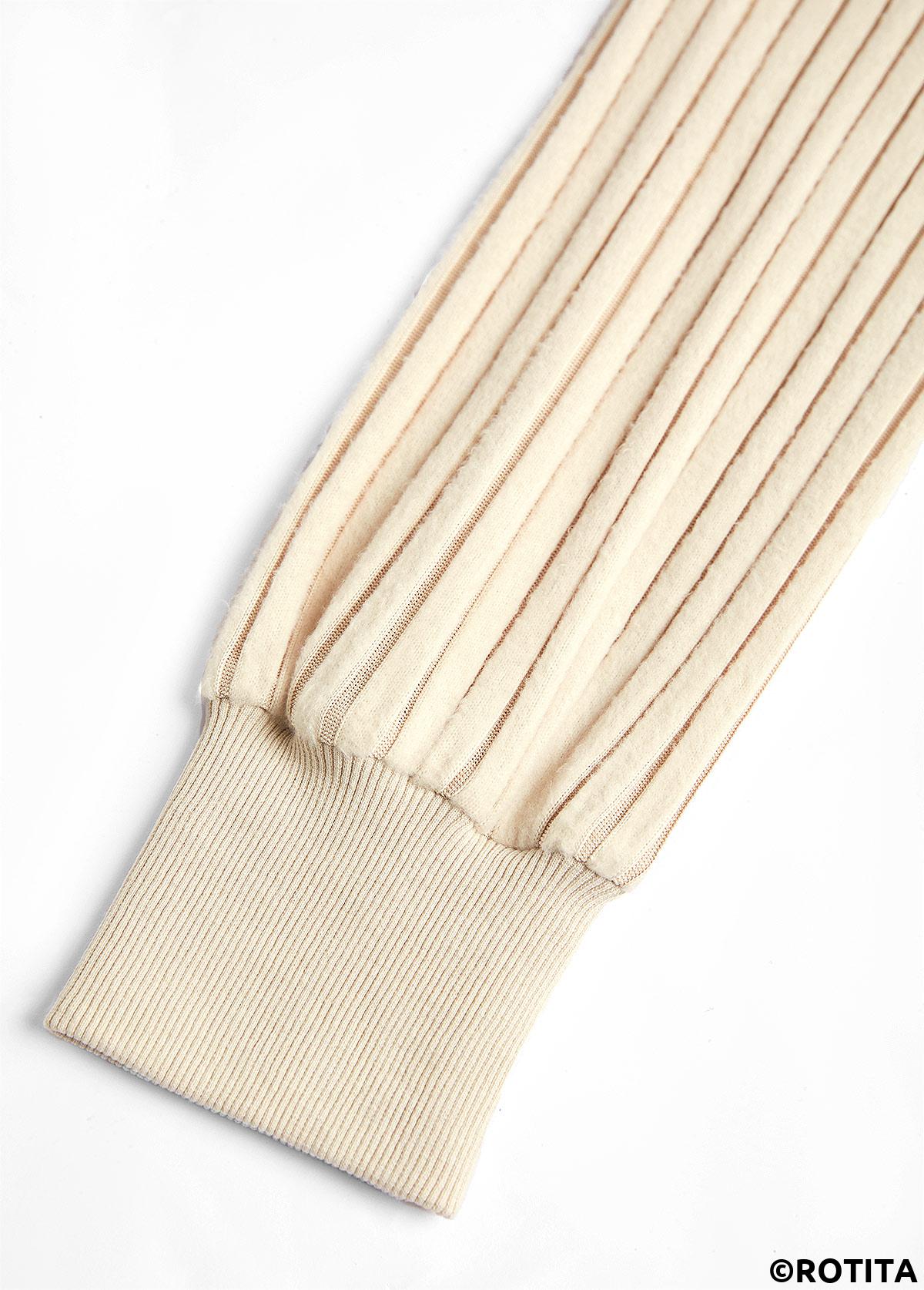 Beige plus size,Plain Color plus size,ROTITA Plus Size Embroidery Beige Round Neck T Shirt
