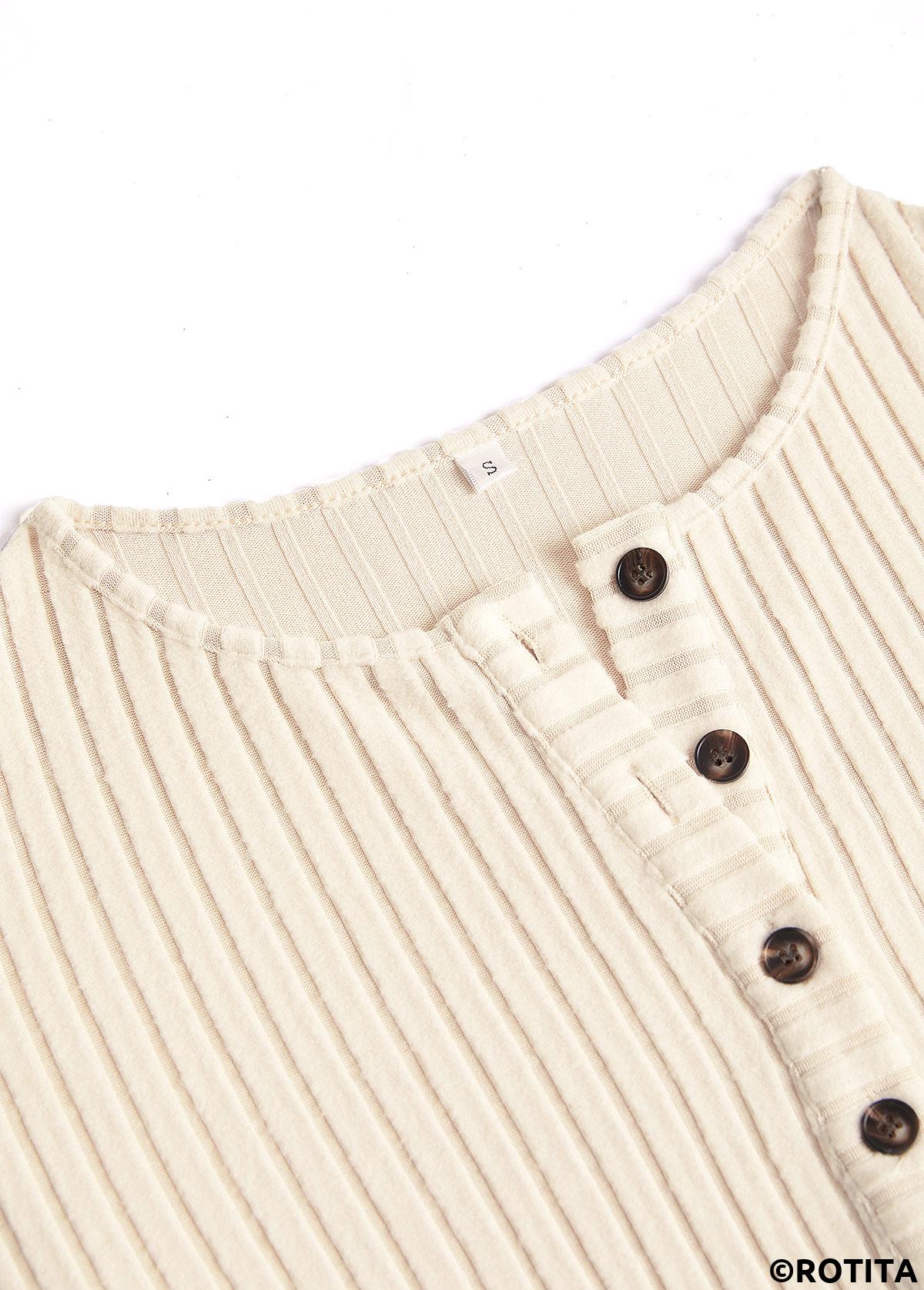 Beige plus size,Plaid plus size,ROTITA Plus Size Patchwork Beige Plaid Turn Down Collar Sweatshirt