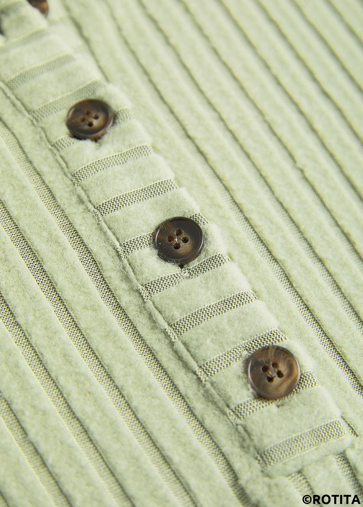 Light Green tops,Plaid tops,ROTITA Patchwork Plaid Light Green Round Neck Long Sleeve Sweatshirt