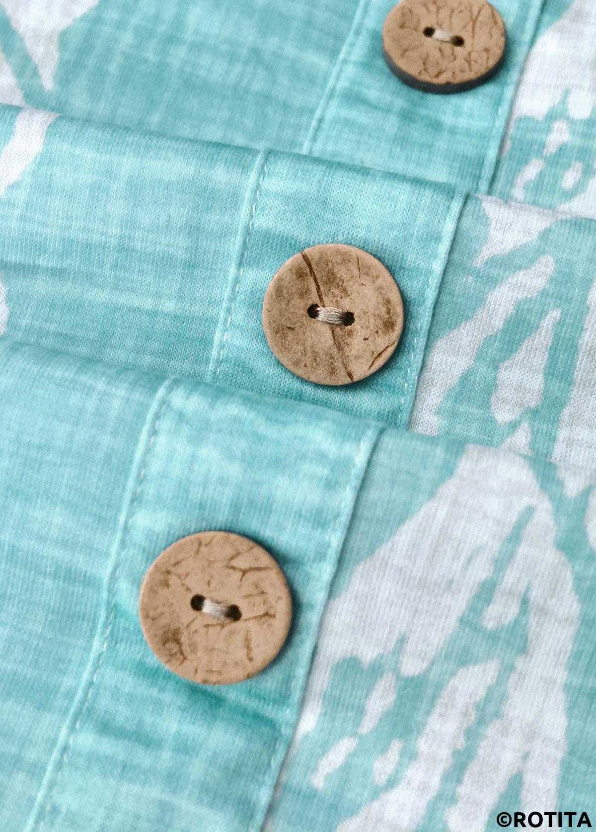 Mint Green plus size,Animal Print plus size,ROTITA Plus Size Circular Ring Mint Green A Line Dress