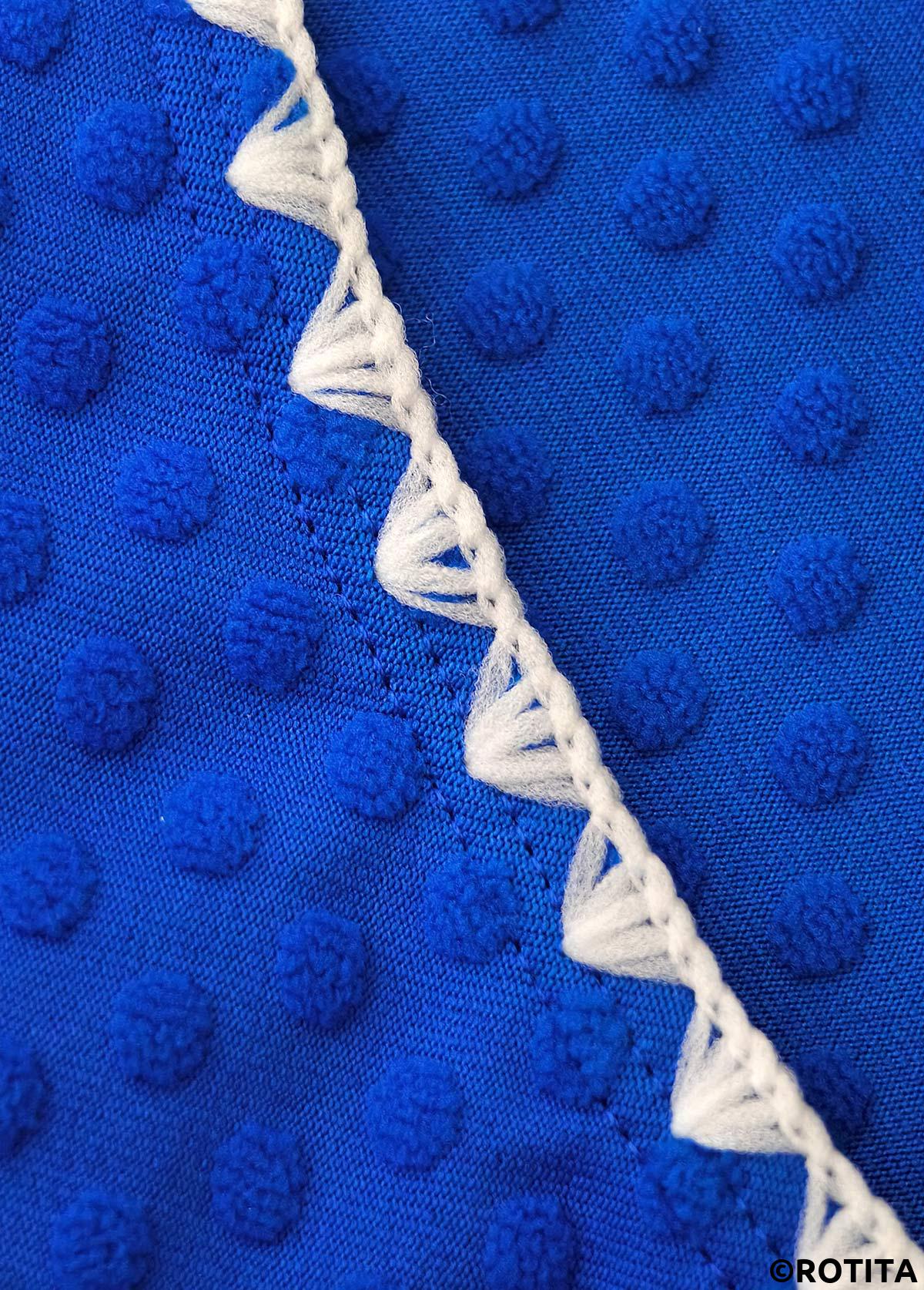 Royal Blue swimwear,Plants swimwear,ROTITA Ruched Royal Blue Plants Print High Waisted Tankini Set