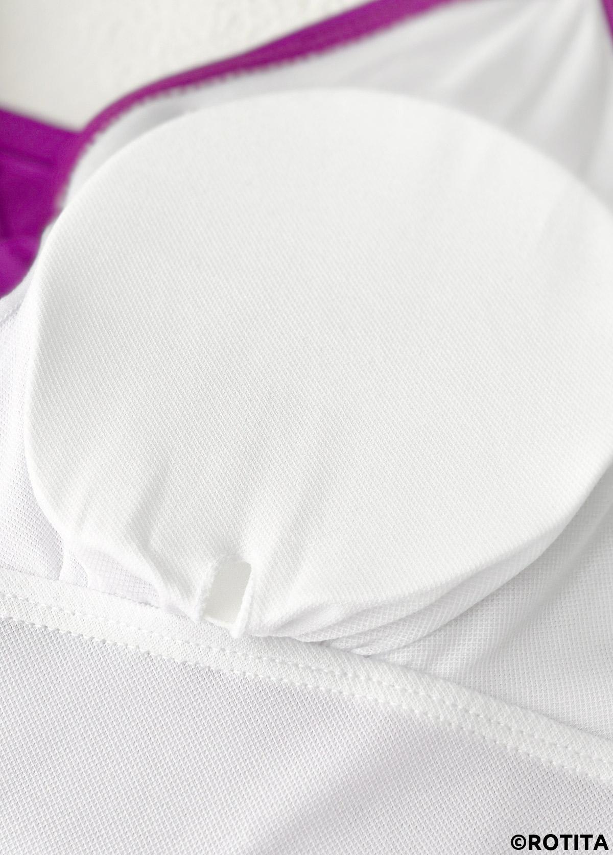 Purple swimwear,Plain Color swimwear,ROTITA V-Neck Twist Purple One Piece Swimdress