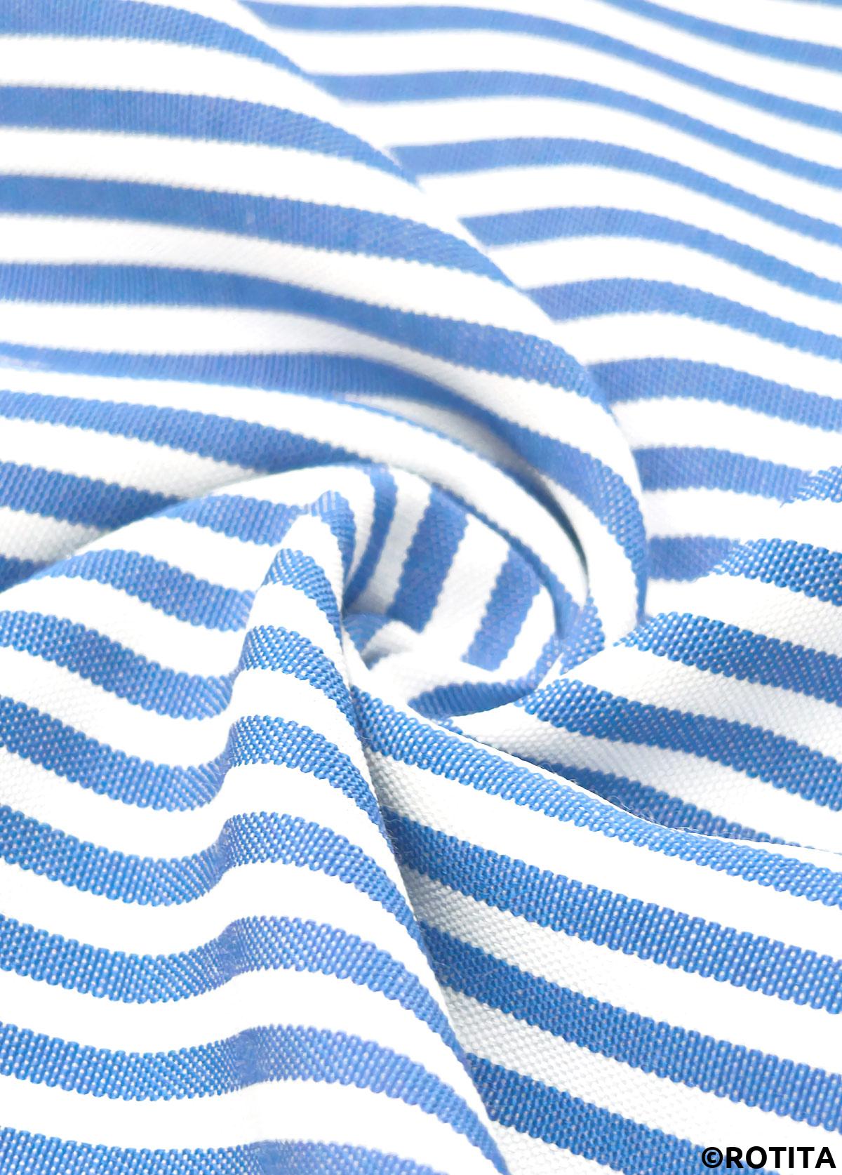 Blue tops,Striped tops,Geometric tops,ROTITA Striped Blue Square Neck Short Sleeve T Shirt