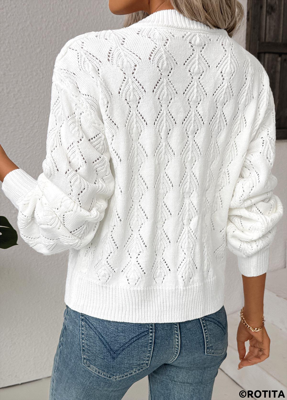 White tops,Plain Color tops,White Light Cardigan