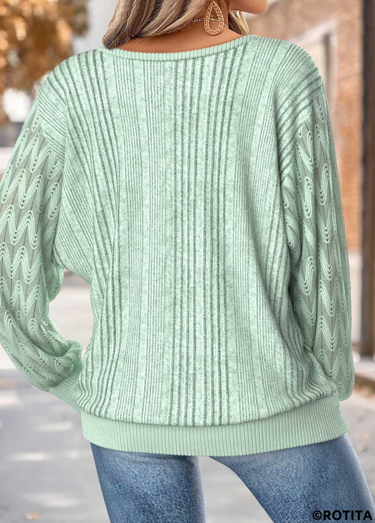 Sage Green tops,Plain Color tops,ROTITA Tummy Coverage Sage Green Round Neck T Shirt