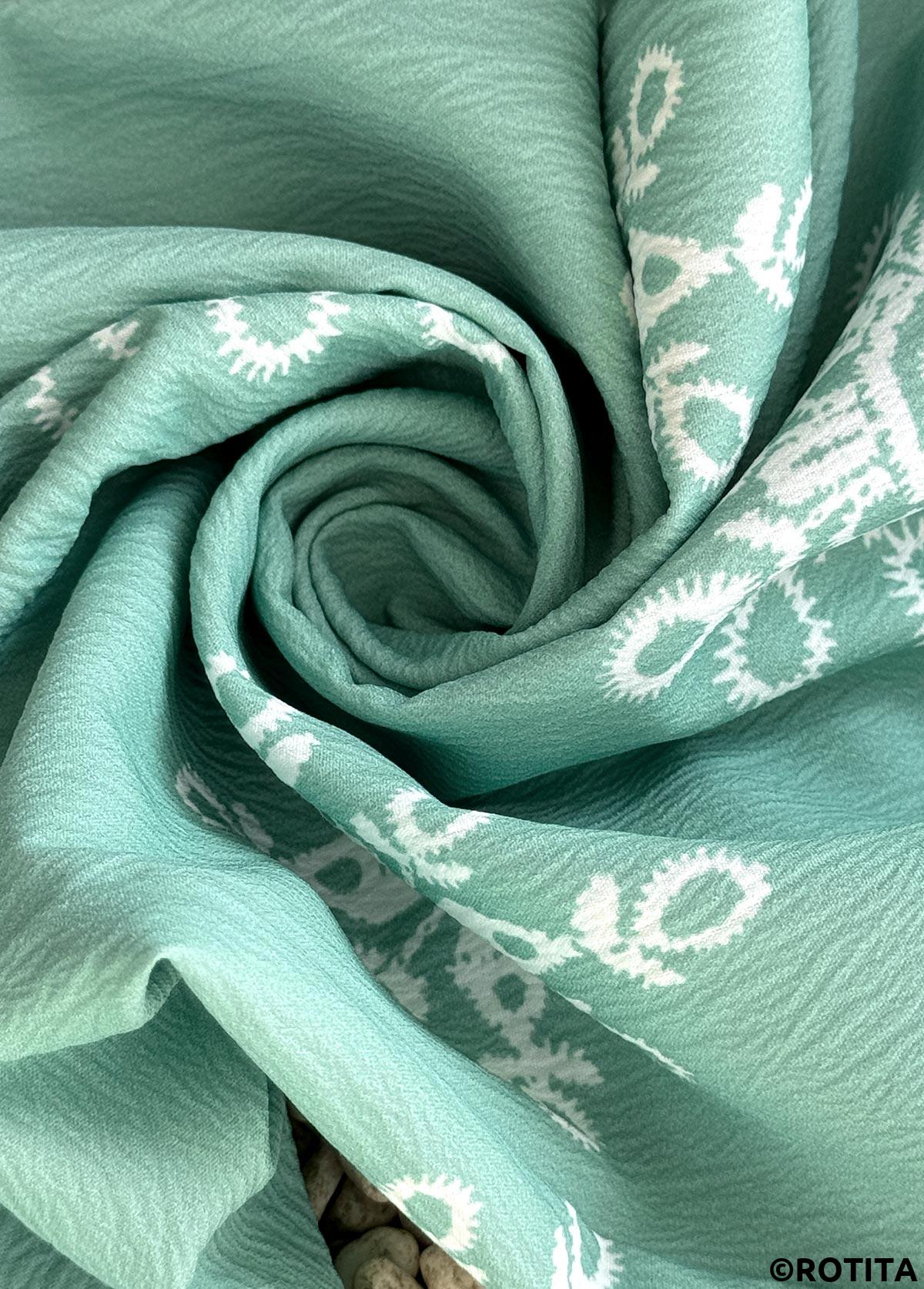 Mint Green bottoms,Floral bottoms,Plants bottoms,Soft Floral Print Mint Green Wide Leg Pants