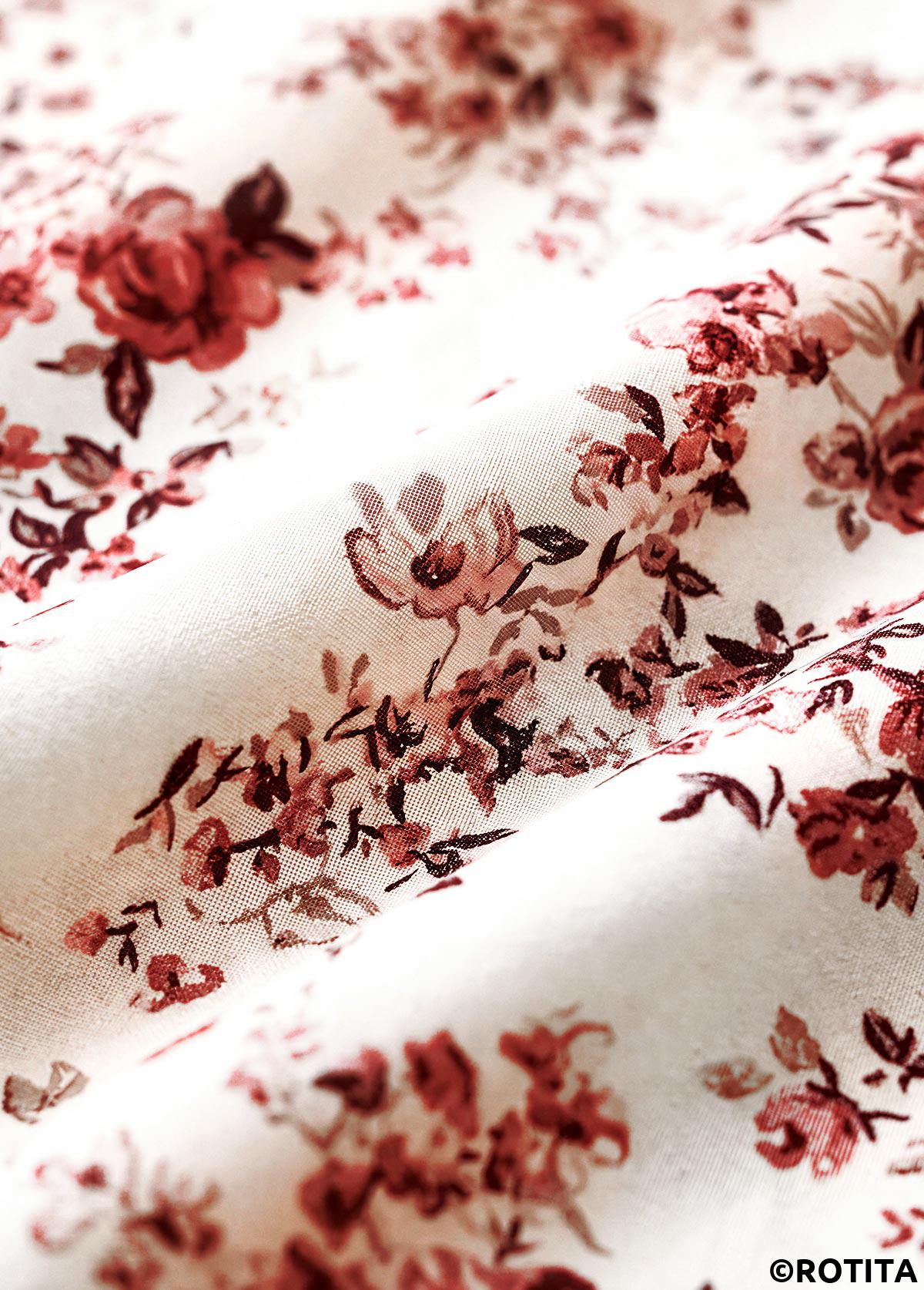 White bottoms,Floral bottoms,Plants bottoms,Floral Print White Maxi Elastic Waist A Line Skirt