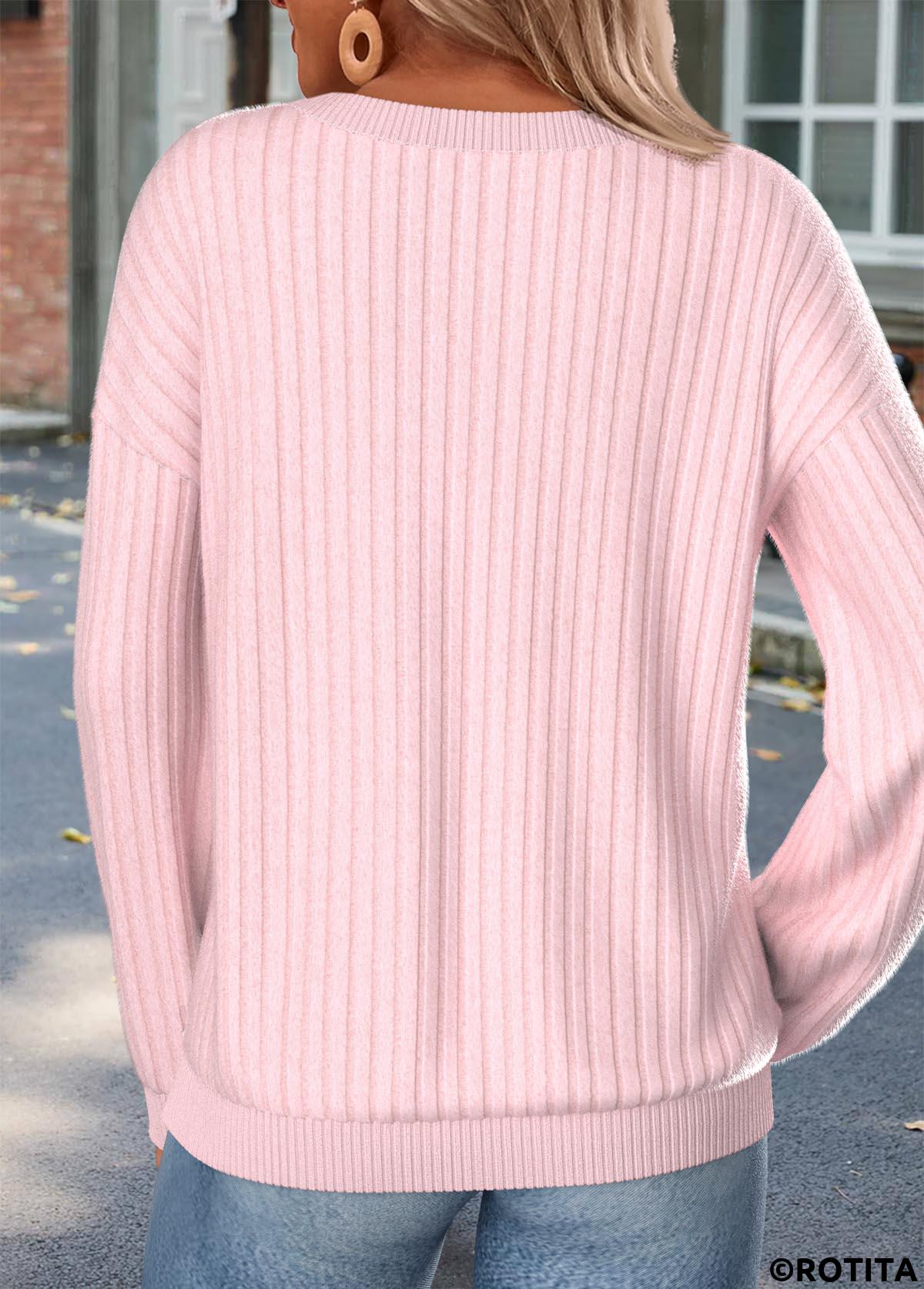 Multi Color tops,Contrast Color tops,ROTITA Multi Color Round Neck Long Sleeve Sweatshirt
