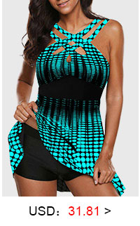 Open Back Printed Cutout Front Swimdress and Shorts